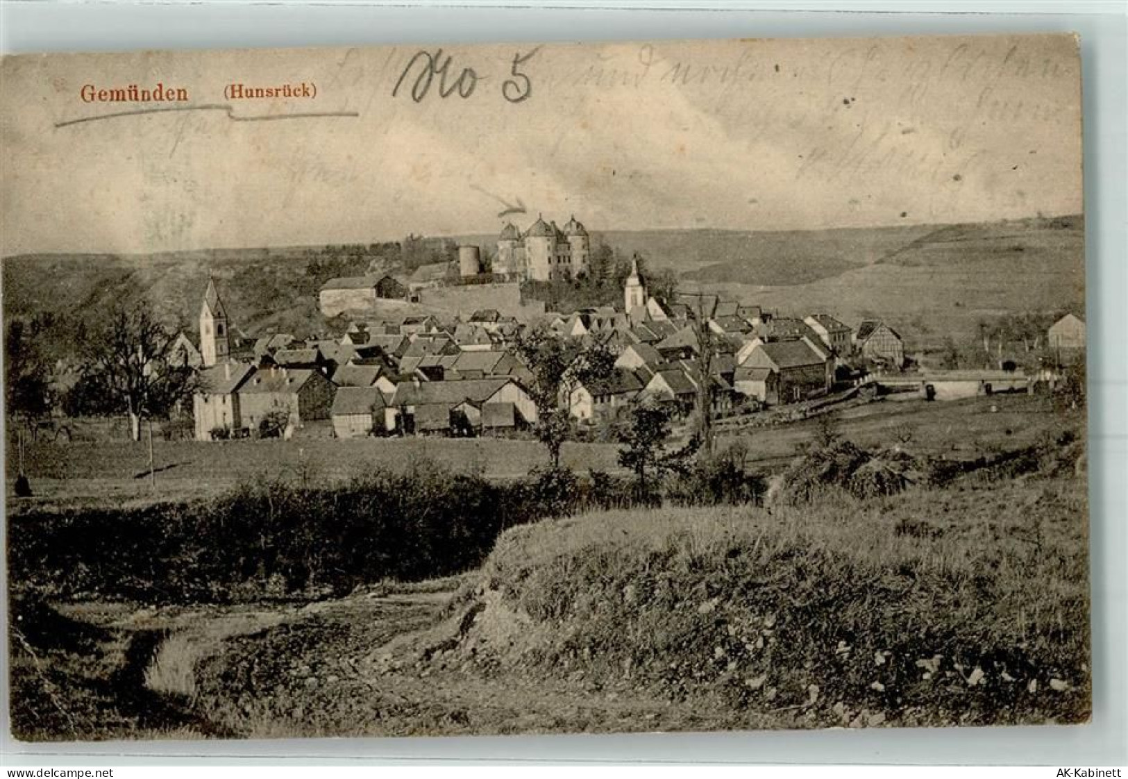 55490 W6545 Gemünden , Hunsrück - Schloss - 52260571