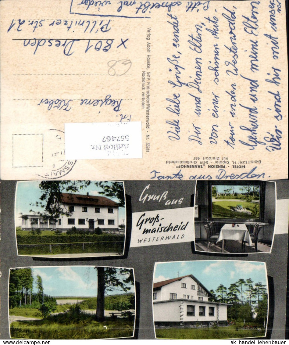 557467,Großmaischeid Dierdorf Hotel Pension Tannenhof LK Neuwied