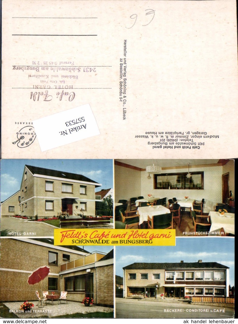 557533,Sch&ouml;nwalde am Bungsberg Cafe Feldts Hotel Garni Ostholstein