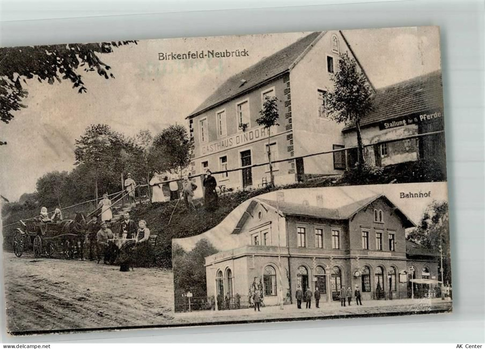 55765 W6588 Birkenfeld , Nahe - Neubrück Gasthaus Dindorf Bahnhof - 13665558