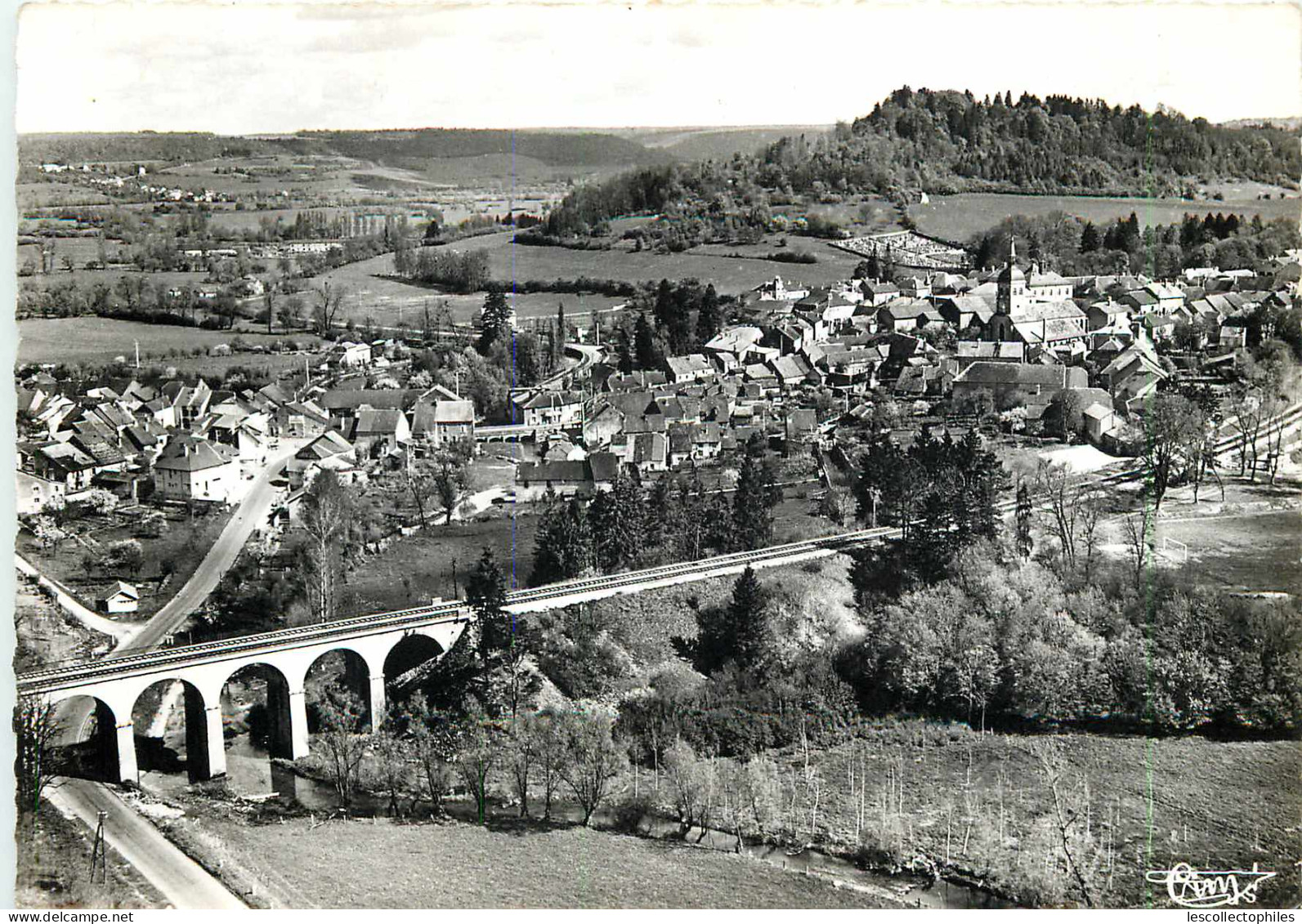 55929 - ANDELOT BLANCHEVILLE - CPSM - VUE GENERALE / LE VIADUC