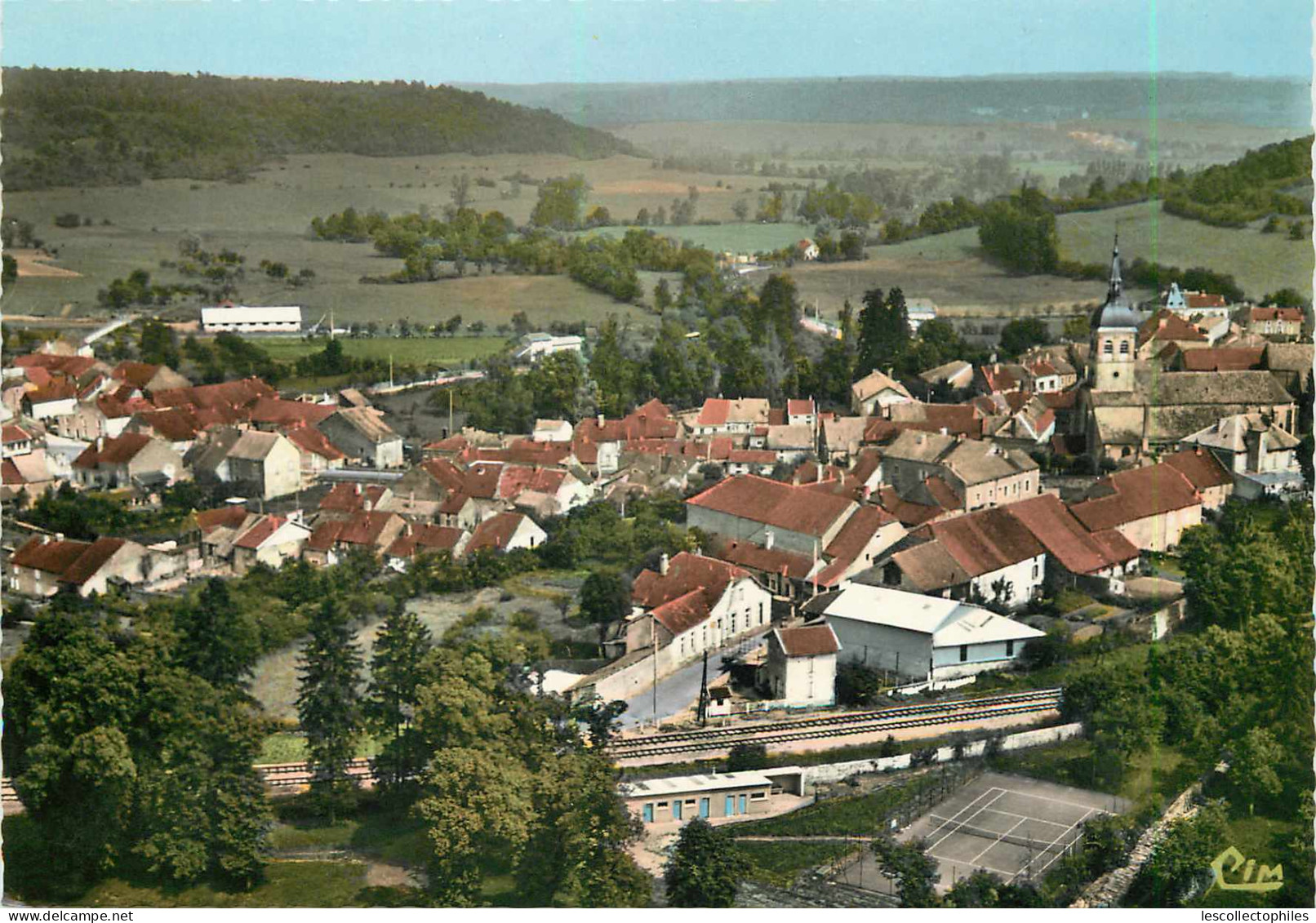 55933 - ANDELOT BLANCHEVILLE - CPSM - VUE GENERALE AERIENNE