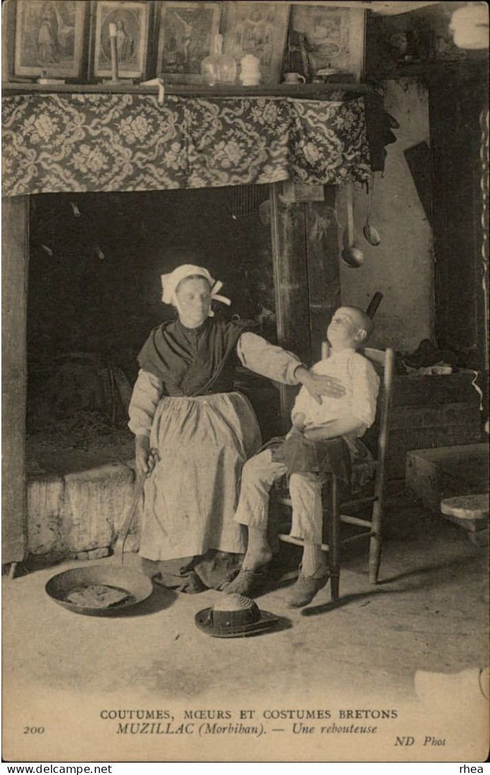 56 - 200 MUZILLAC (Morbihan) - Une rebouteuse - métier rebouteux, cmcb - rebouteux