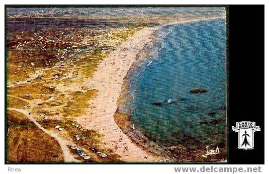 56 Erdeven - ERDEVEN 56410  7746 - La plage et le camping -  cpsm Rhea D56D  K56013K  C56054C