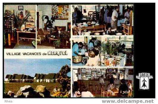 56 Erdeven - VILLAGE VACANCES de KERAVEL -  cpm Rhea D56D  K56013K  C56054C