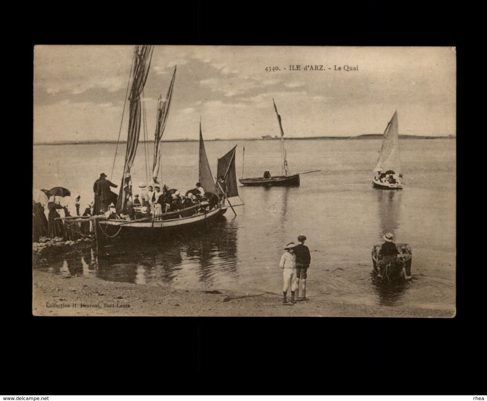 56 - ILE D'ARZ - Le quai - golfe du morbihan