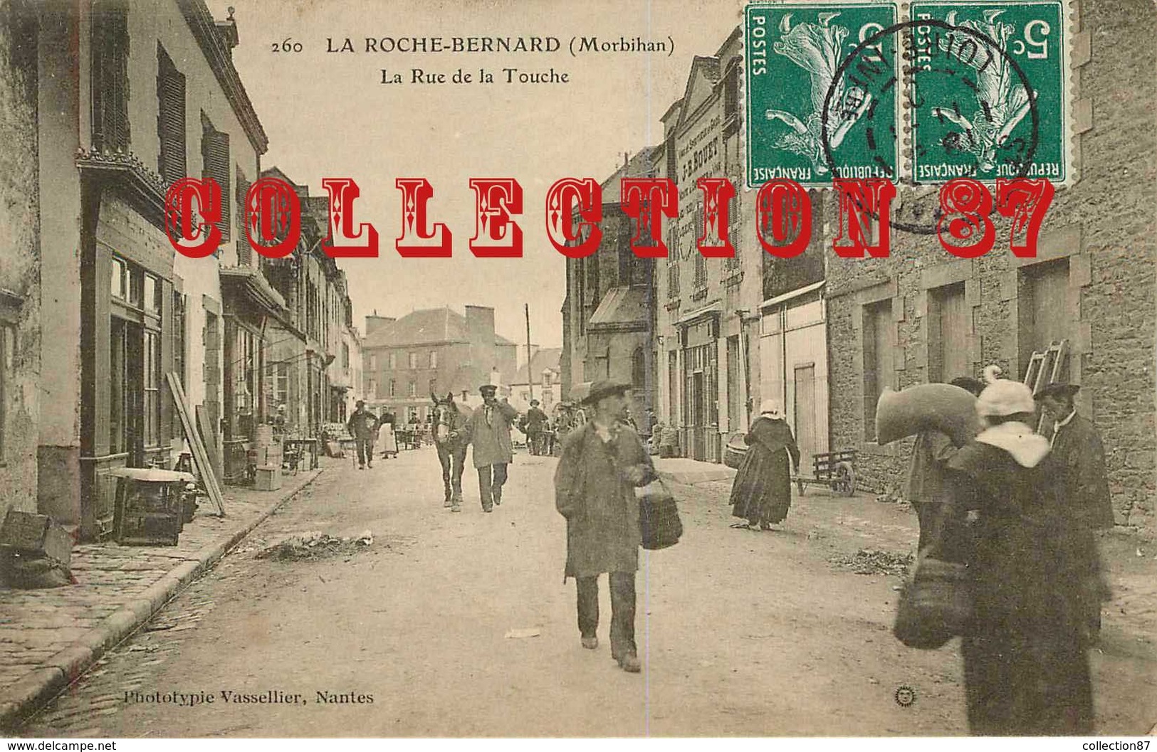 56 ☺♦♦ LA ROCHE BERNARD - RUE de la TOUCHE