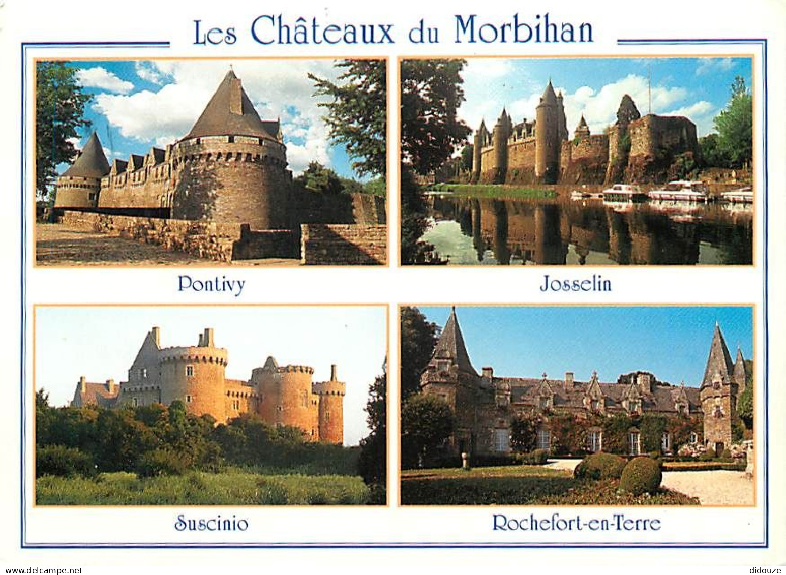 56 - Morbihan - Les Chateaux du Morbihan - Multivues - CPM - Voir Scans Recto-Verso