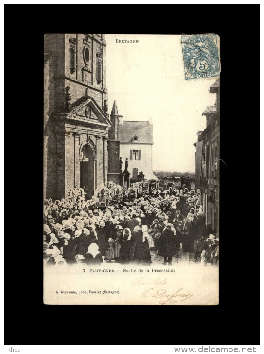 56 - PLUVIGNER - Procession