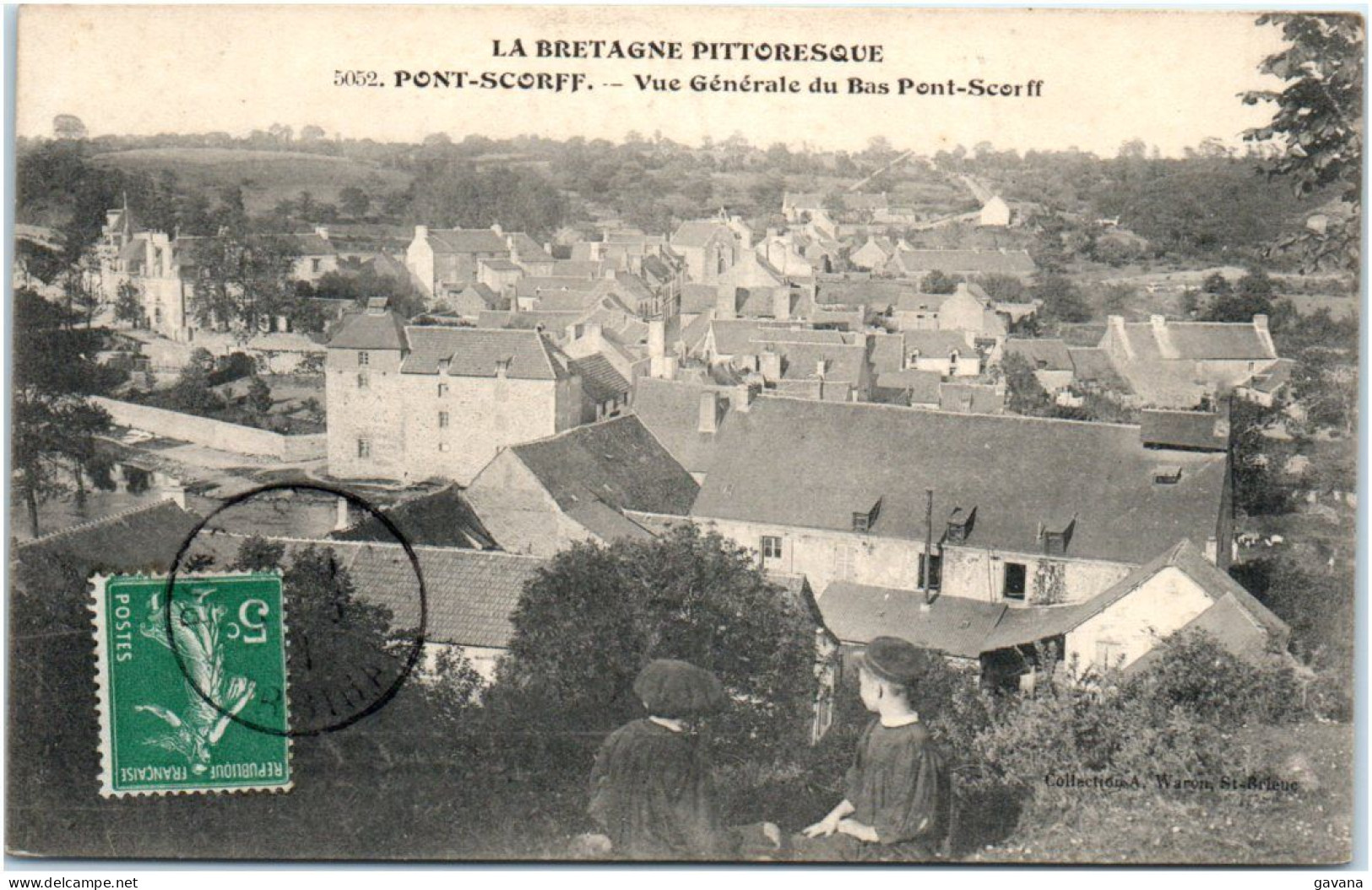 56 PONT-SCORFF - Vue générale du bas Pont-Scorff