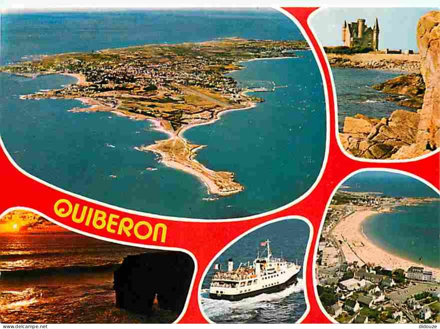 56 - Presqu'Ile de Quiberon - Quiberon - Multivues - Bateaux - Carte Neuve - CPM - Voir Scans Recto-Verso