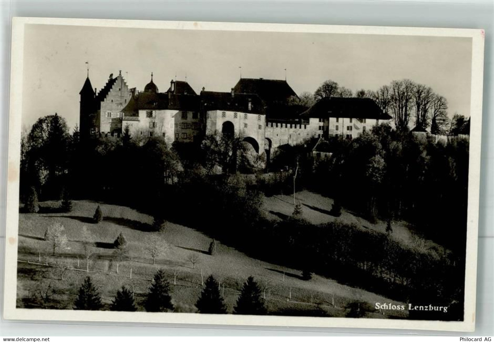 5600 Lenzburg 1934 Foto AK Schloss - 38023974