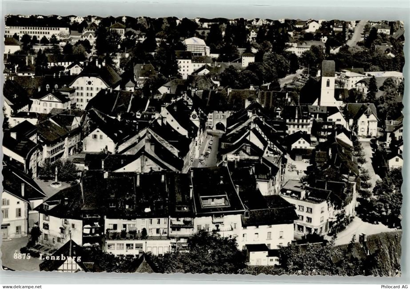 5600 Lenzburg - Kirche Autos Tor - 10586481