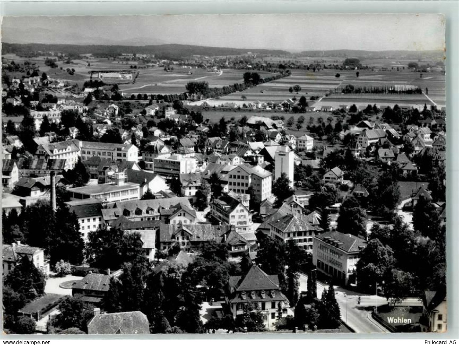 5610 Wohlen AG Foto AK FL 1903 Photoglob-Wehrli Fliegeraufnahme - 10300447