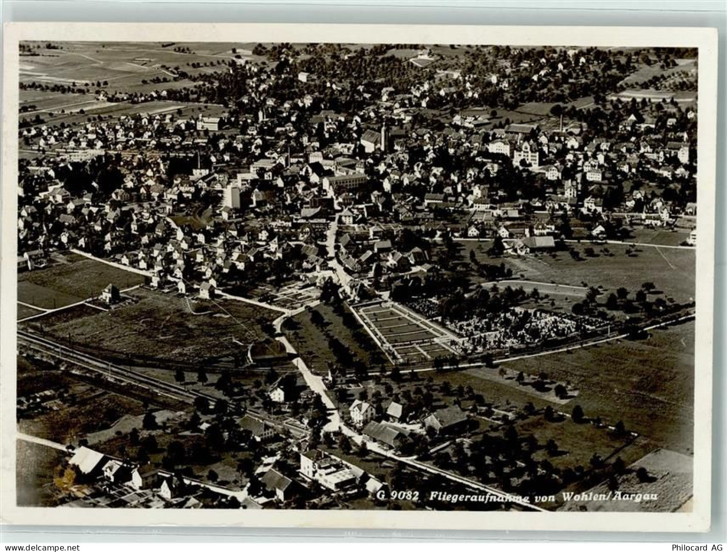 5610 Wohlen AG Gebrauchsspuren Fliegeraufnahme - 13146072