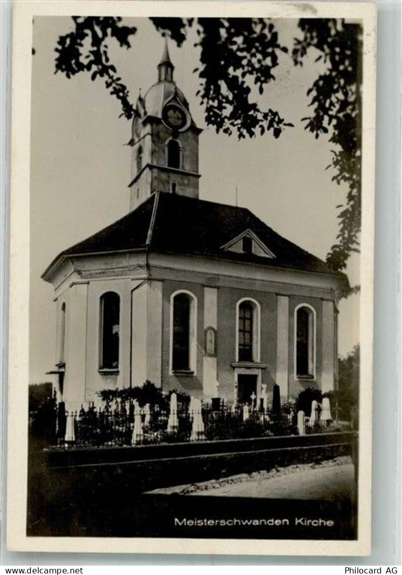 5616 Meisterschwanden 1925 Foto AK Kirche - 38219585