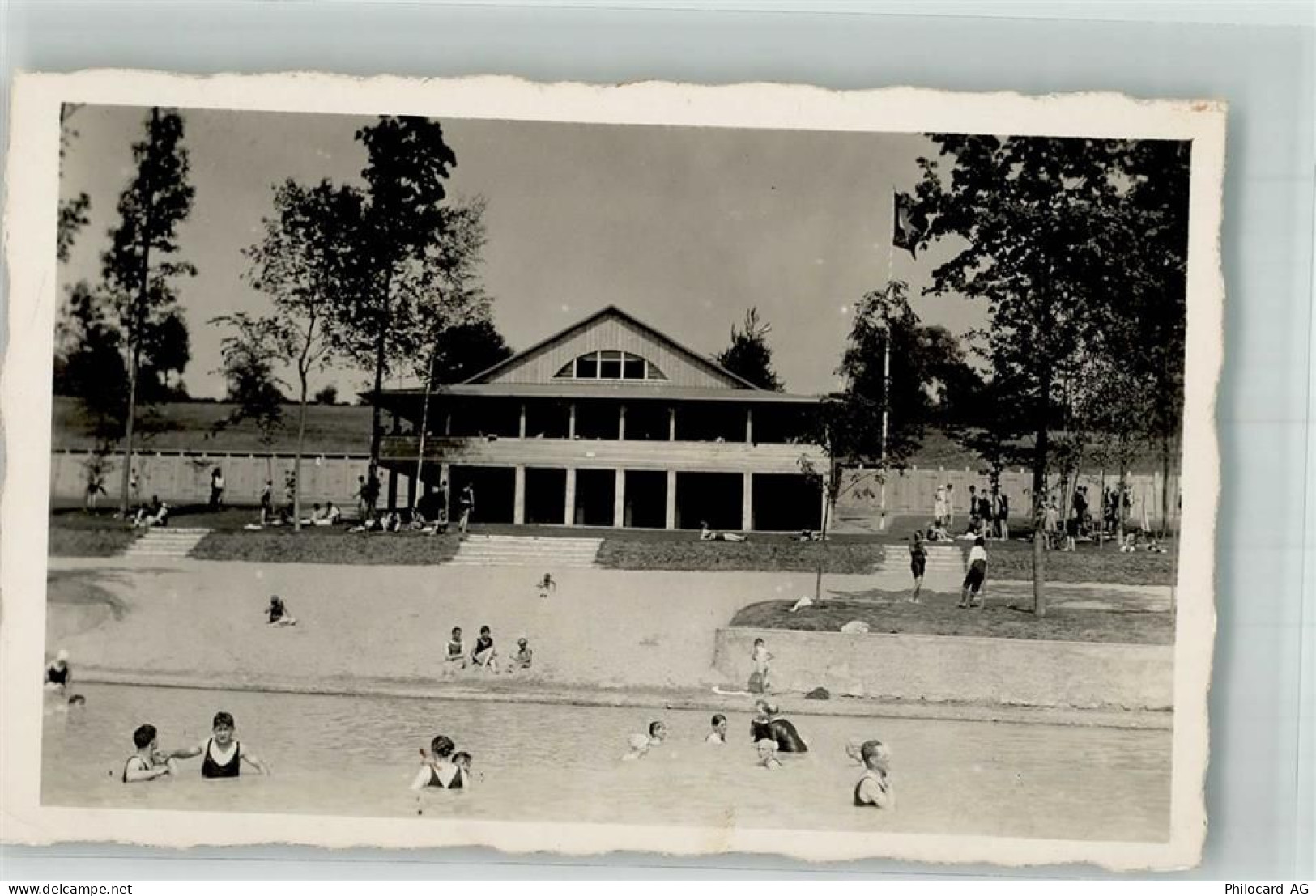 5616 Meisterschwanden 1929 Foto AK Schwimmbad - 14001042