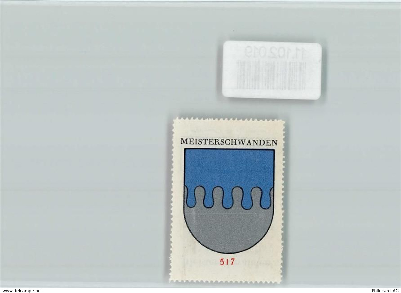 5616 Meisterschwanden - Vignette Wappen Kaffee Hag ca 1920-1940 - 11102019