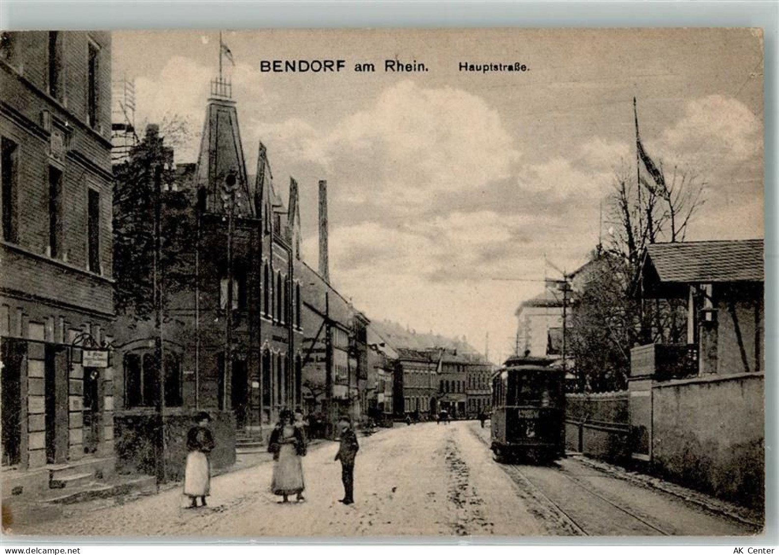 56170 W5413 Bendorf , Rhein - Hauptstraße Straßenbahn - 13657518