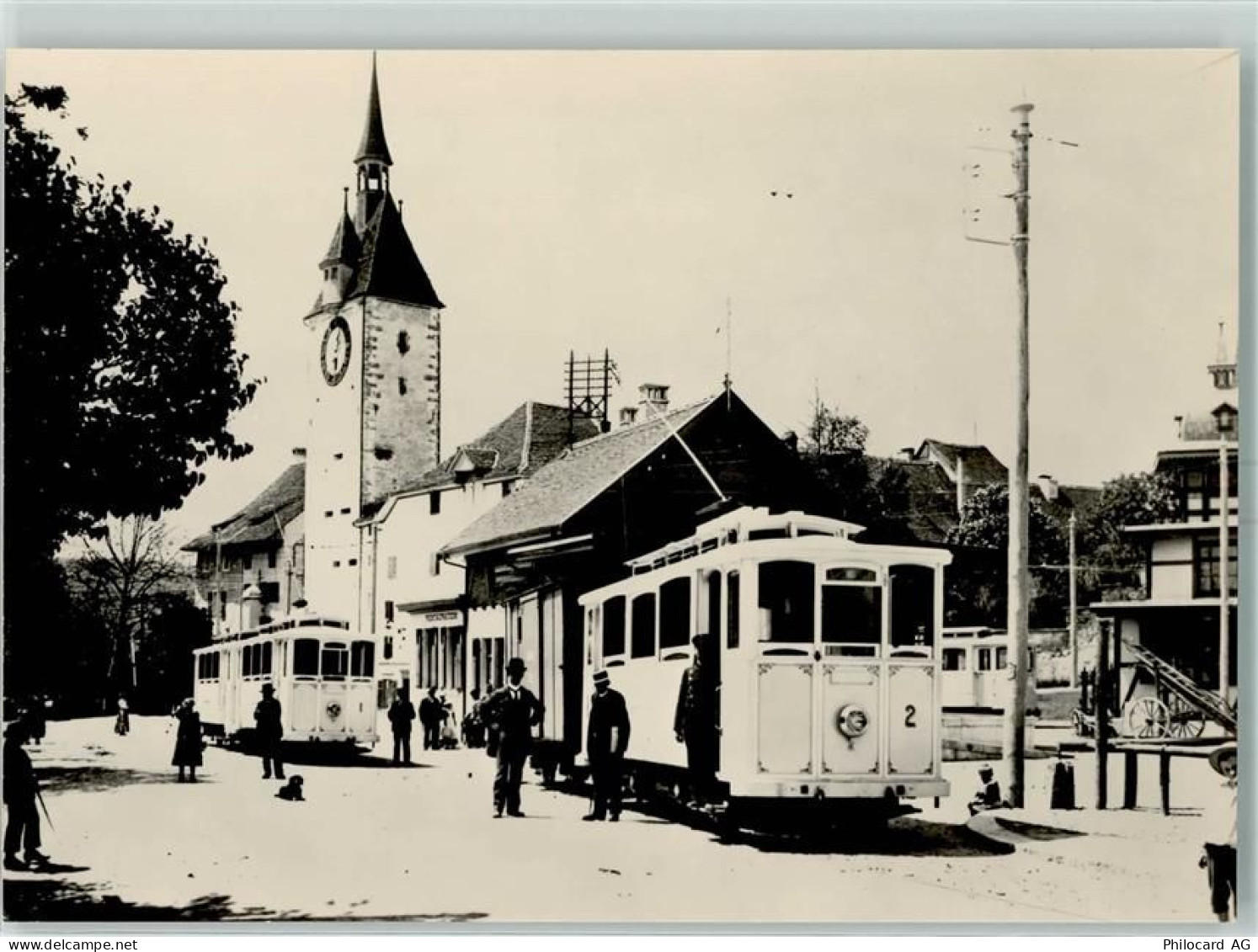 5620 Bremgarten AG - Repro Station Bremgarten Obertor in den ersten Betr... - 10394882