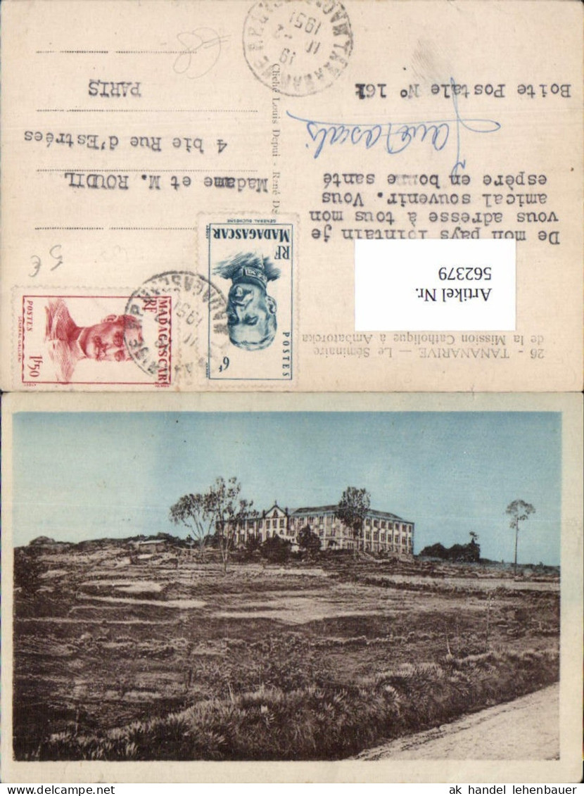562379,Africa Madagaskar Tananarive Missionierung Mission Cathol. Ambatorcka