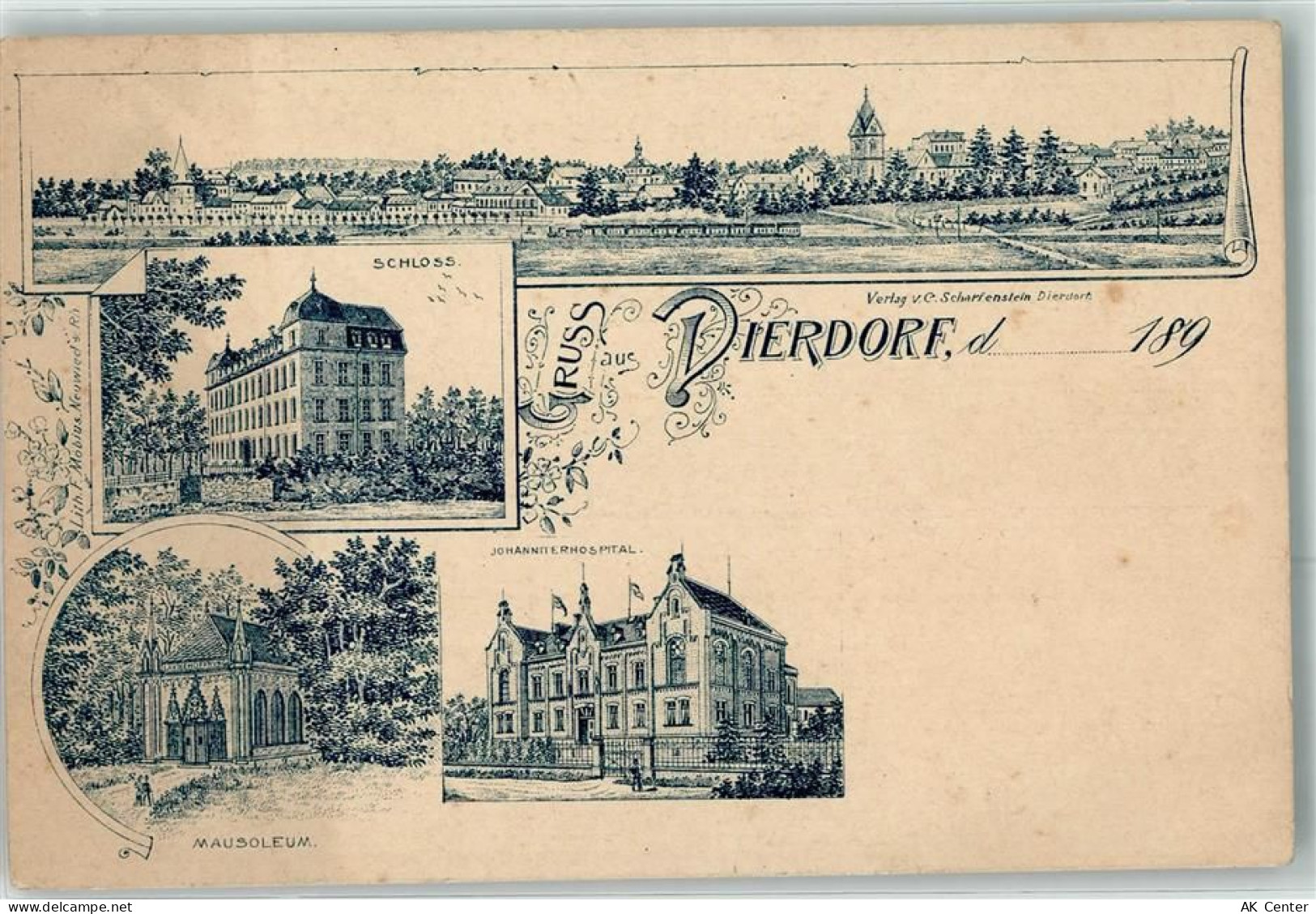 56269 W5419 Dierdorf - Schloss Mausoleum Johanniter Hospital Krankenhaus... - 13612542