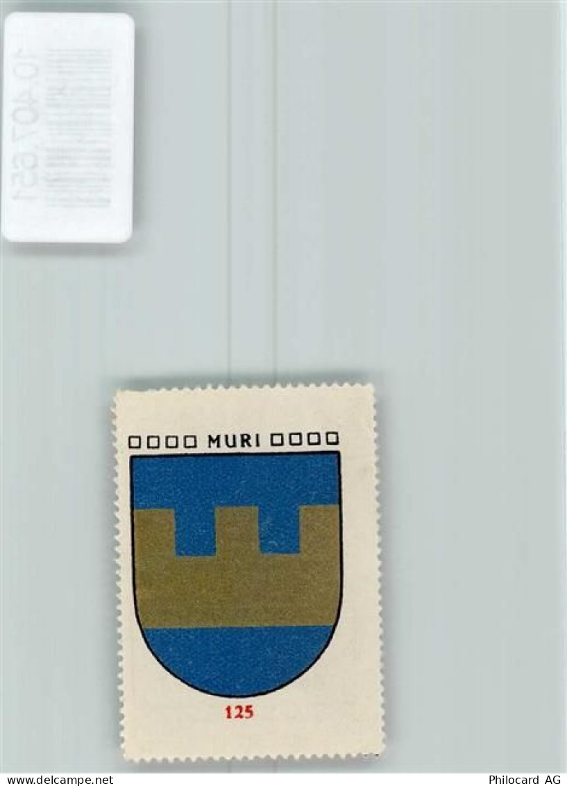 5630 Muri AG - Vignette Wappen Kaffee Hag 1920-1940 - 10407651