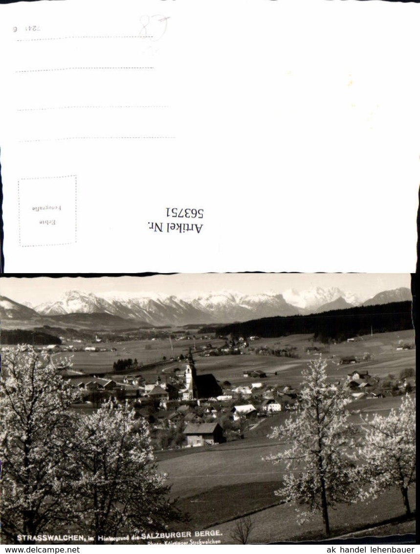 563751,Foto Ak Stra&szlig;walchen Strasswalchen m. Salzburger Berge