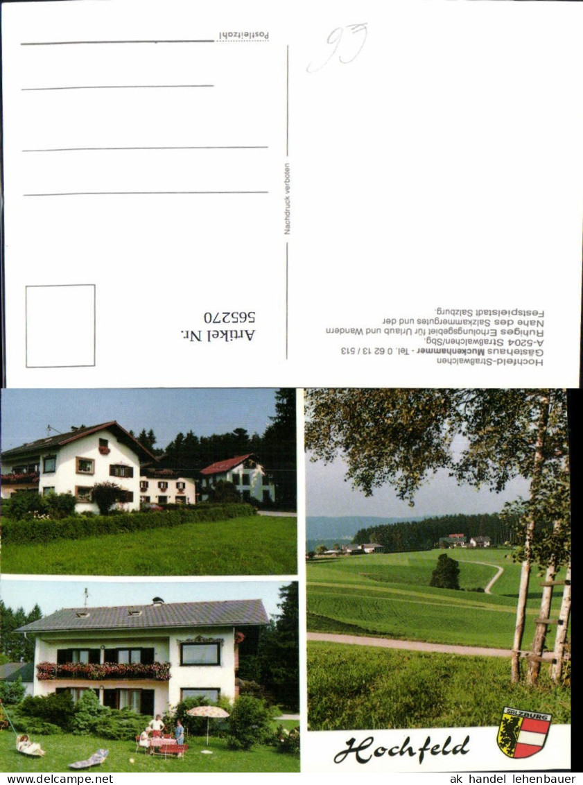 565270,Mehrbild Ak Hochfeld Straßwalchen Gästehaus Muckenhammer