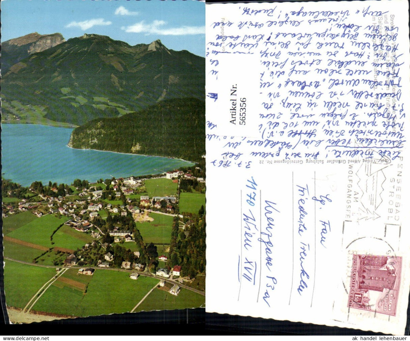 565356,Strobl am Wolfgangsee m. Schafberg