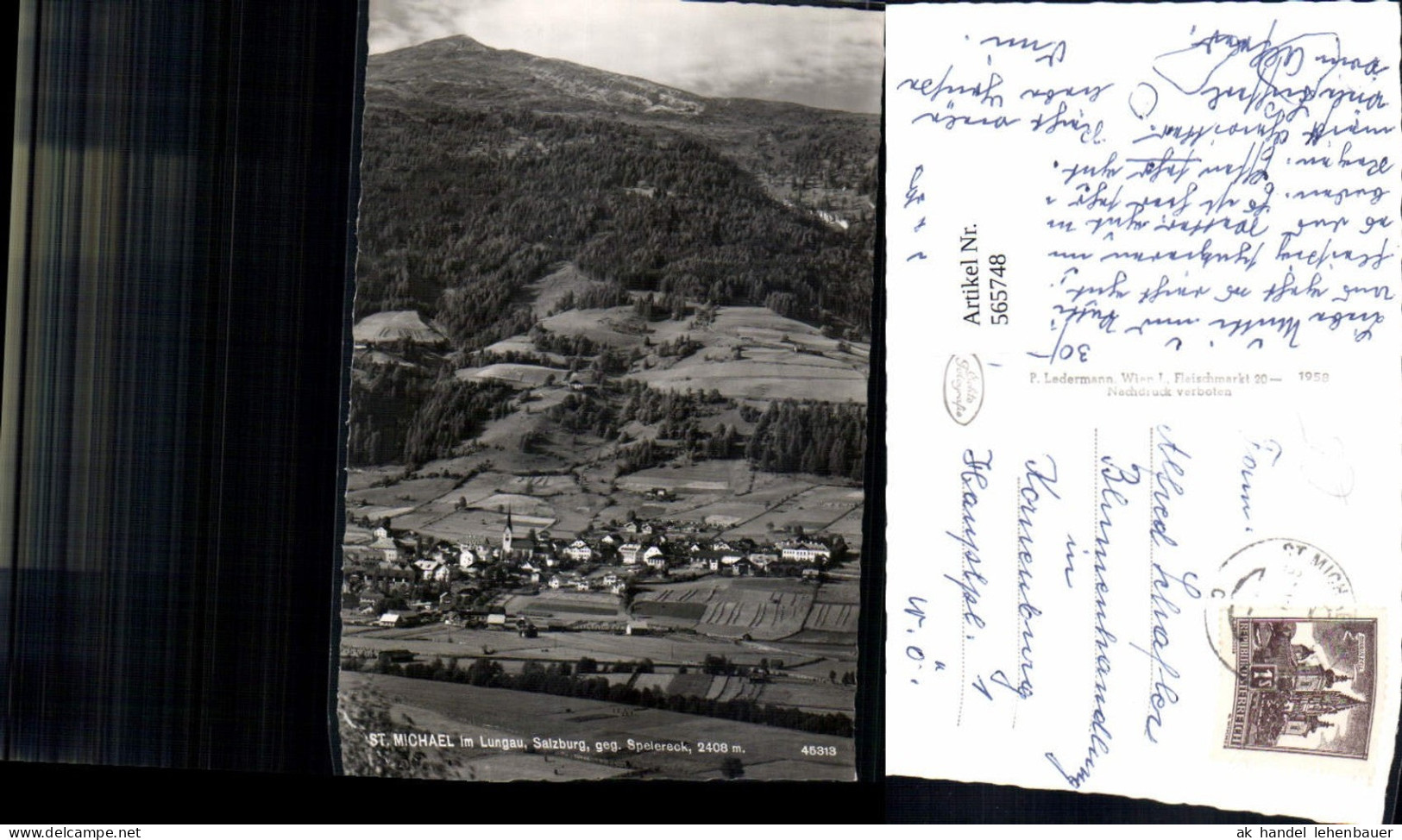 565748,Foto Ak St Michael im Lungau geg. Speiereck