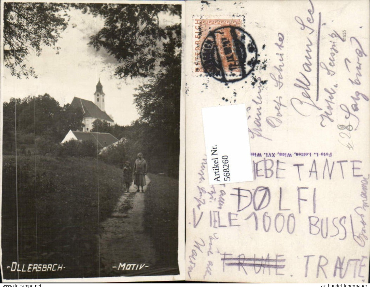 568260,Foto-AK Ollersbach an der Westbahn Neulengbach