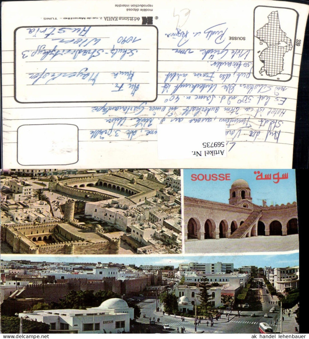 569735,Mehrbild Ak Sousse Tunesien Bus