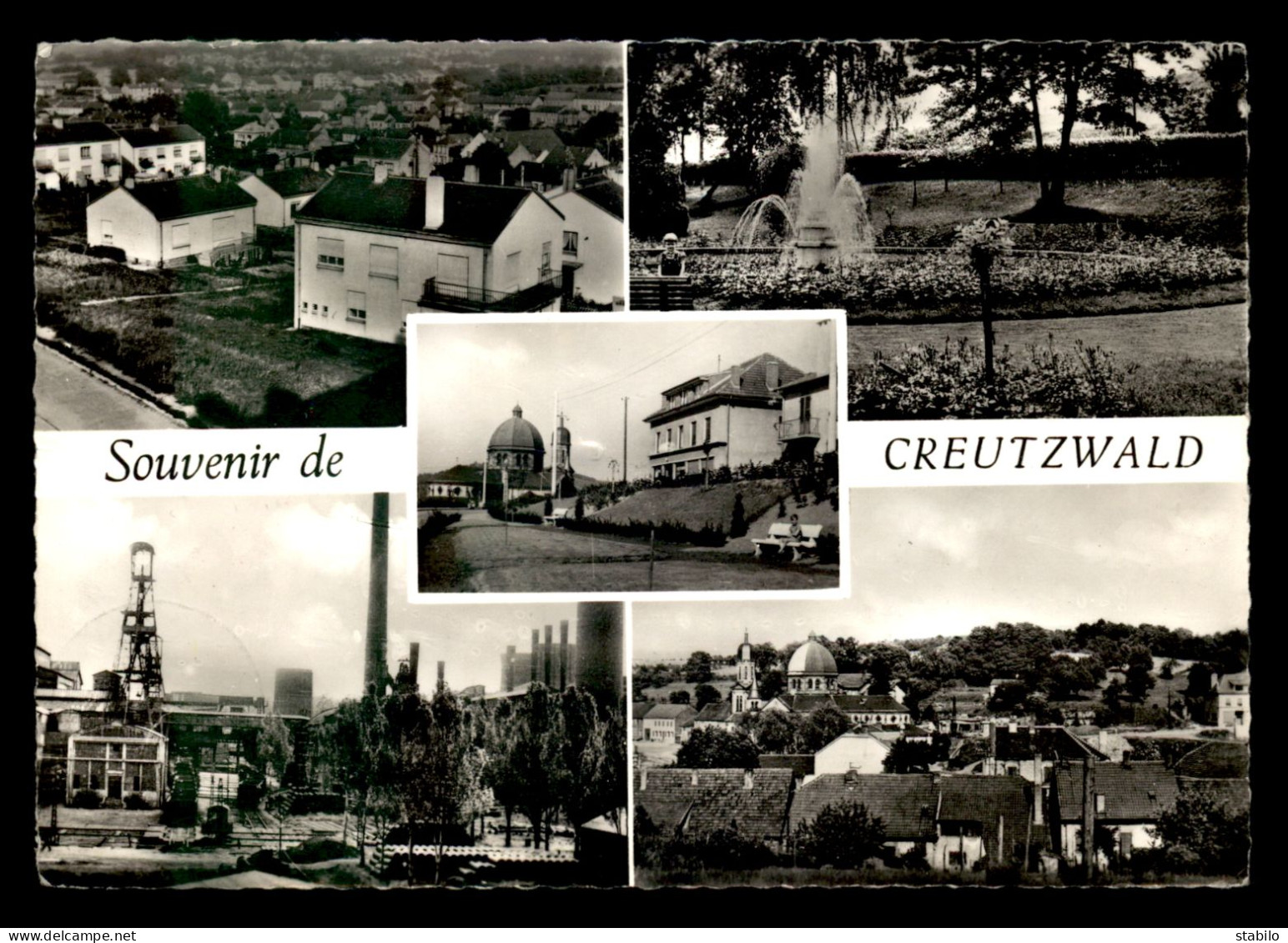 57 - CREUTZWALD - MULTIVUES - CARTE TAXEE