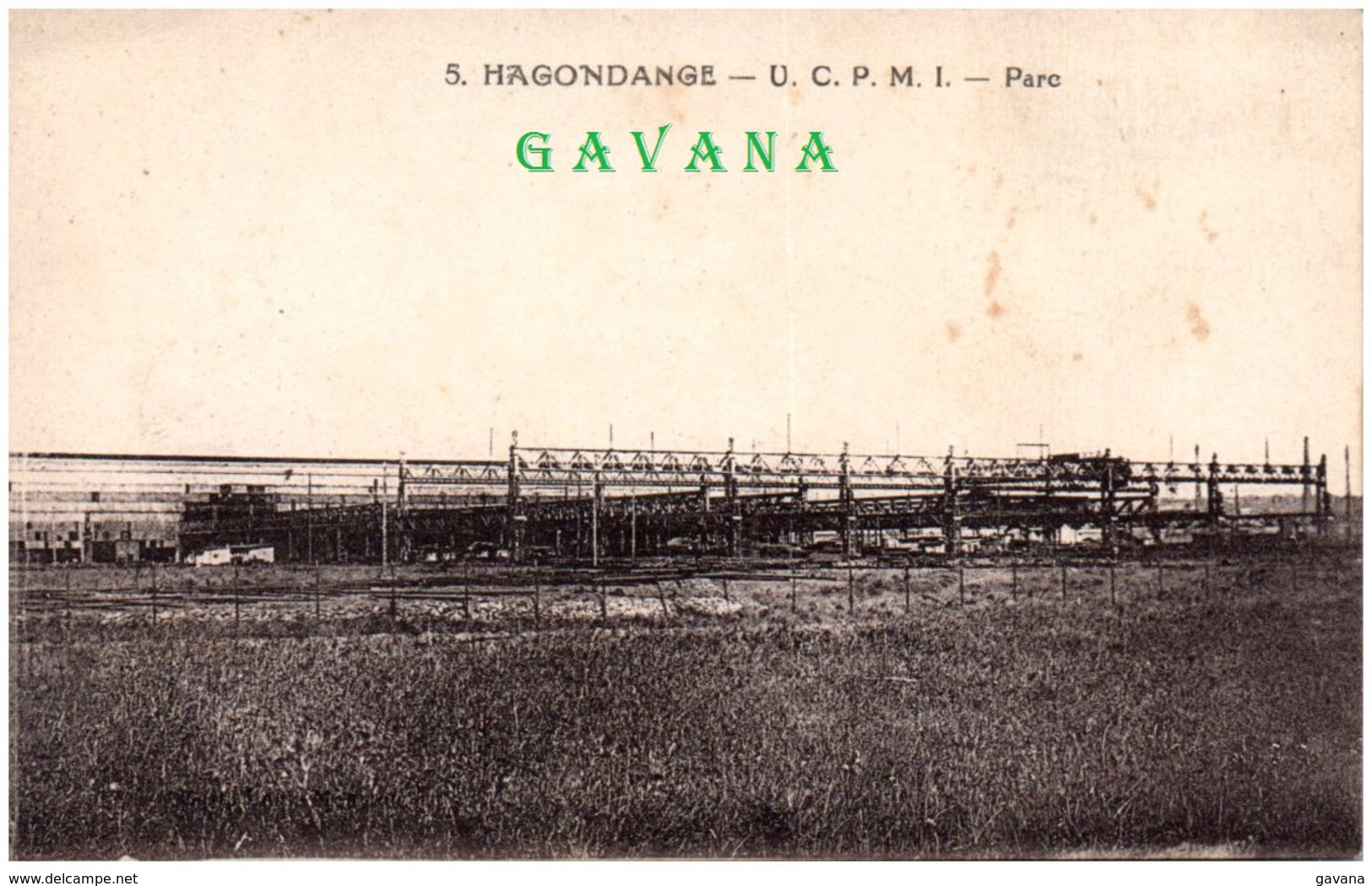57 HAGONDANGE - U.C.P.M.I. - Parc    (Recto/Verso)
