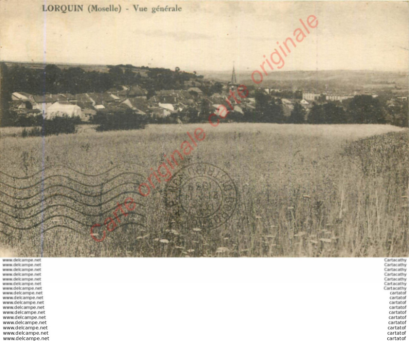 57.  LORQUIN .  Vue générale .
