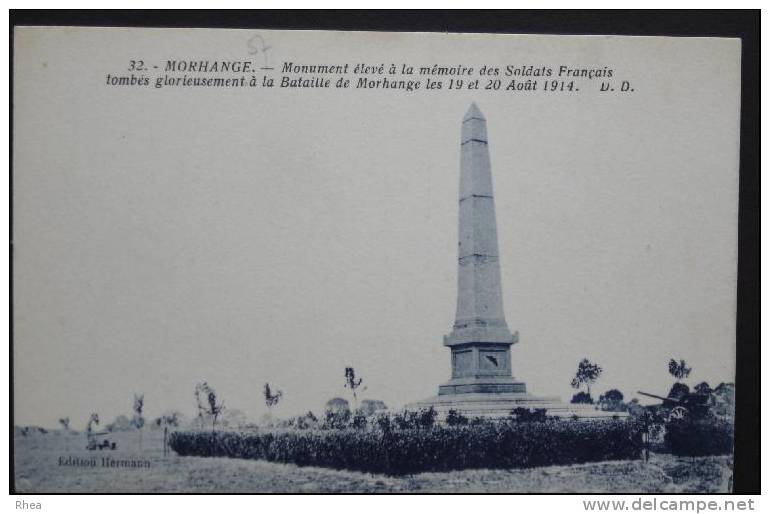 57 Morhange 32 MORHANGE - Monument élevé à la mémoire des Soldats Français... monument  D57D  K57262K  C57483C RH015376