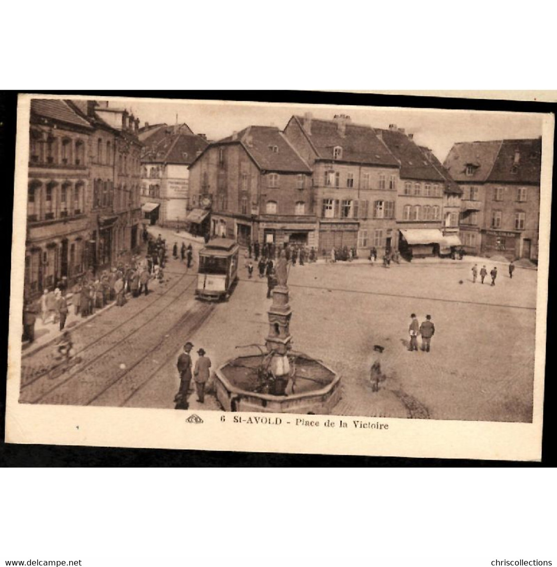 57 - SAINT AVOLD (Moselle) - Place de la Victoire - V. Jaeckle - Machine à coudre - Banque d'Alsace et de Lorraine