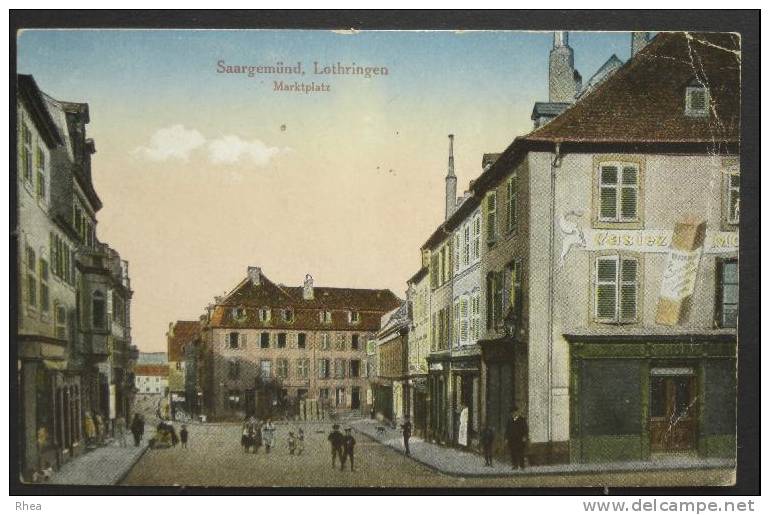 57 Sarreguemines Saargemünd, Lothringen Marktplatz    D57D  K57631K  C57631C RH015272