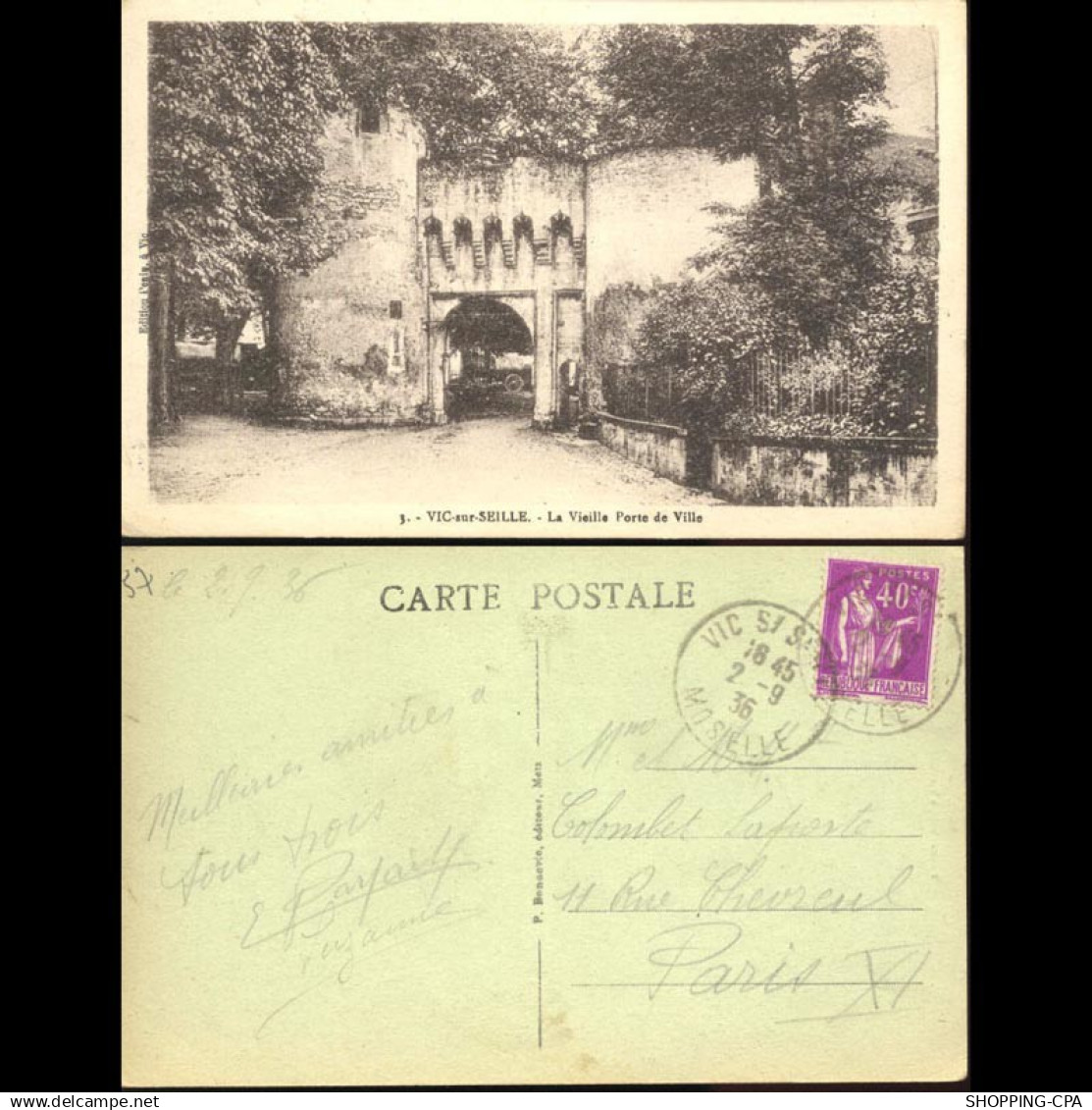 57 - Vic sur Seille - La vieille porte de ville