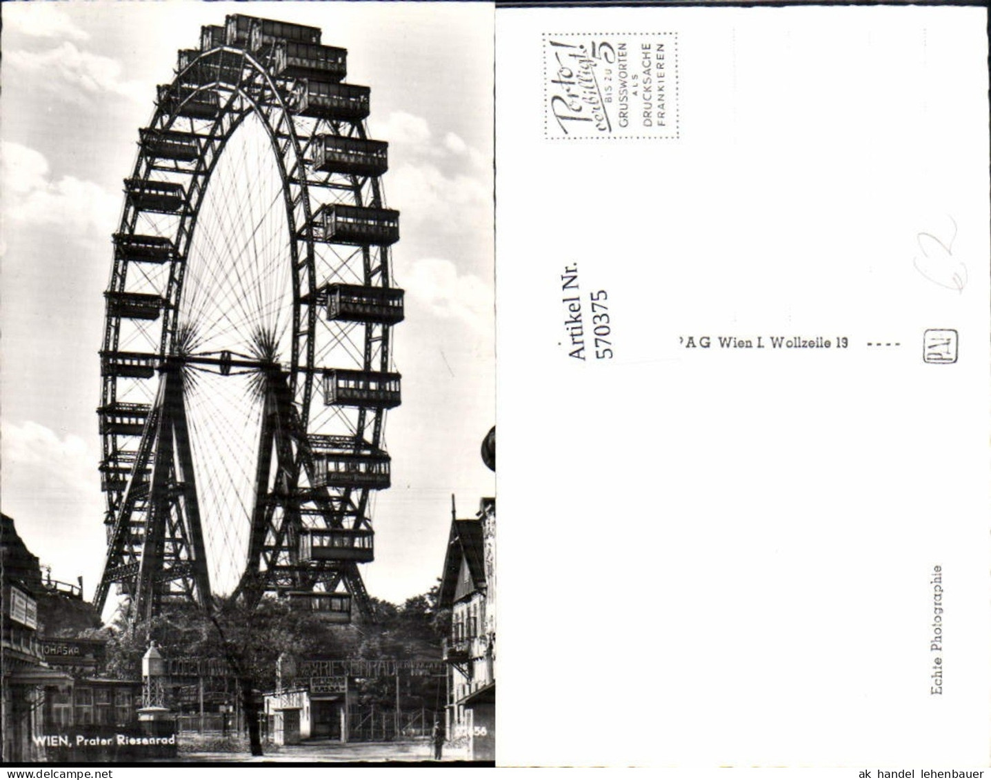 570375,Wien Leopoldstadt Prater Riesenrad