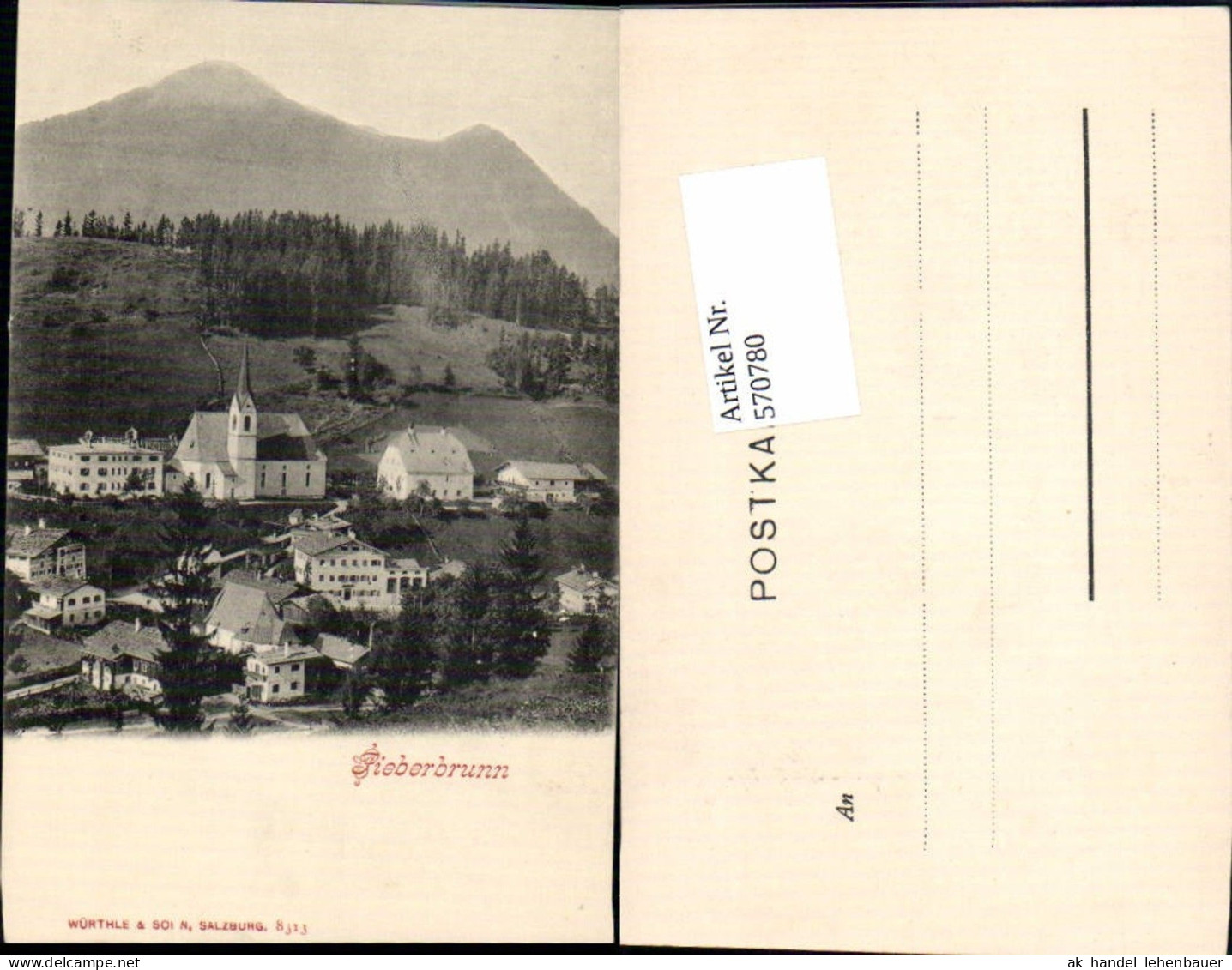 570780,tolle AK Fieberbrunn