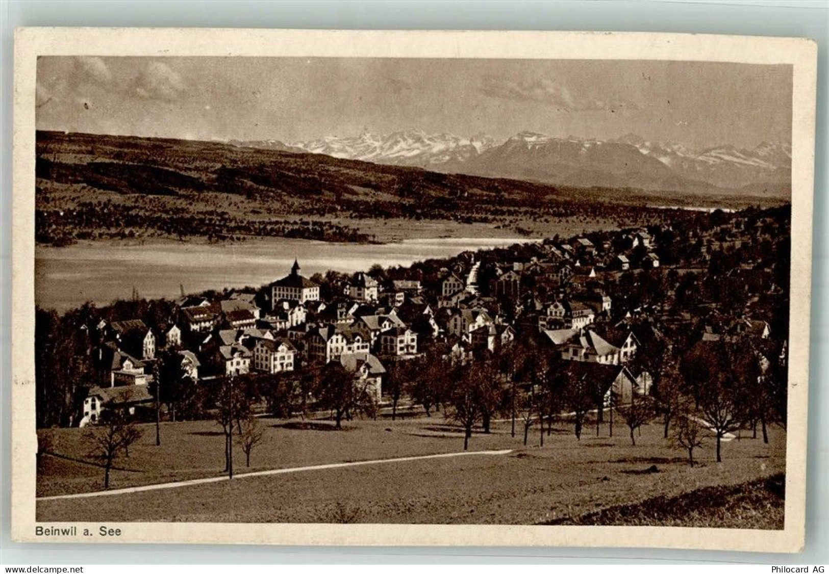5712 Beinwil am See 1919 Foto AK - 10753043