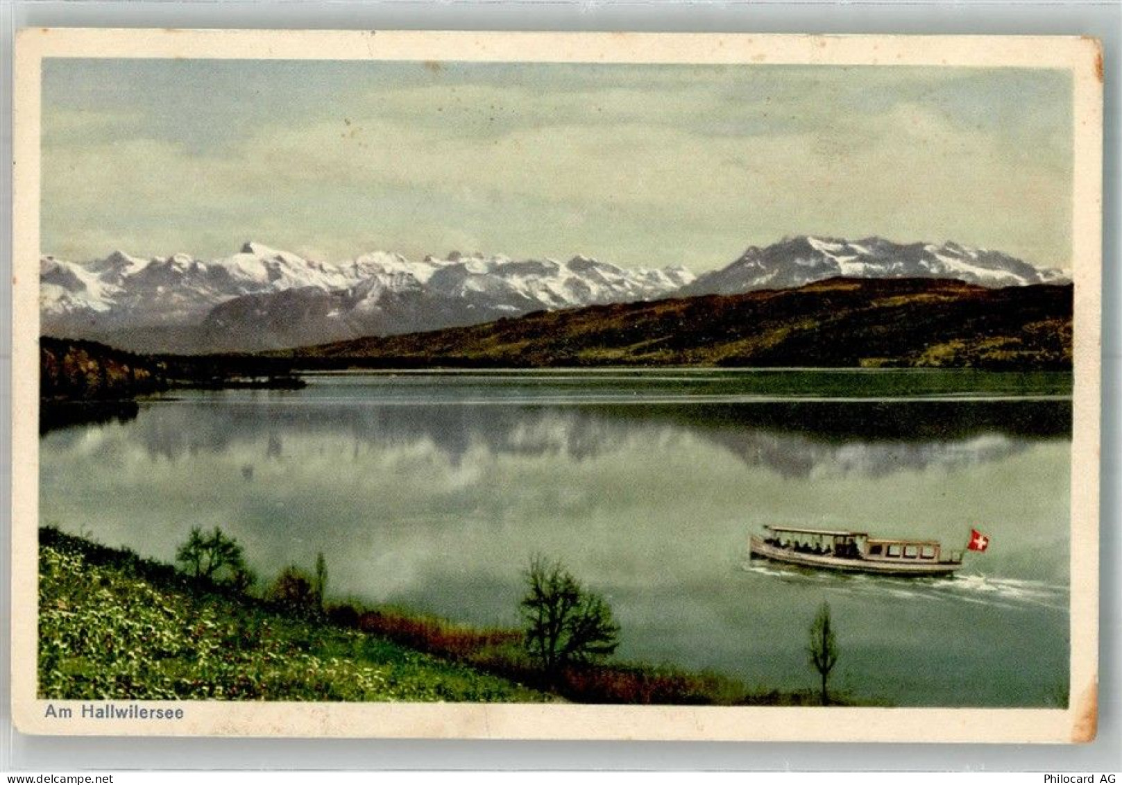 5712 Beinwil am See 1933 Foto AK Hallwilersee - 38219393