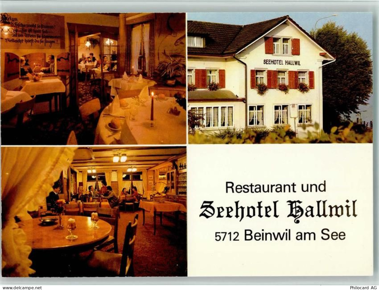 5712 Beinwil am See - Restaurant und Seehotel Hallwil - 11057969