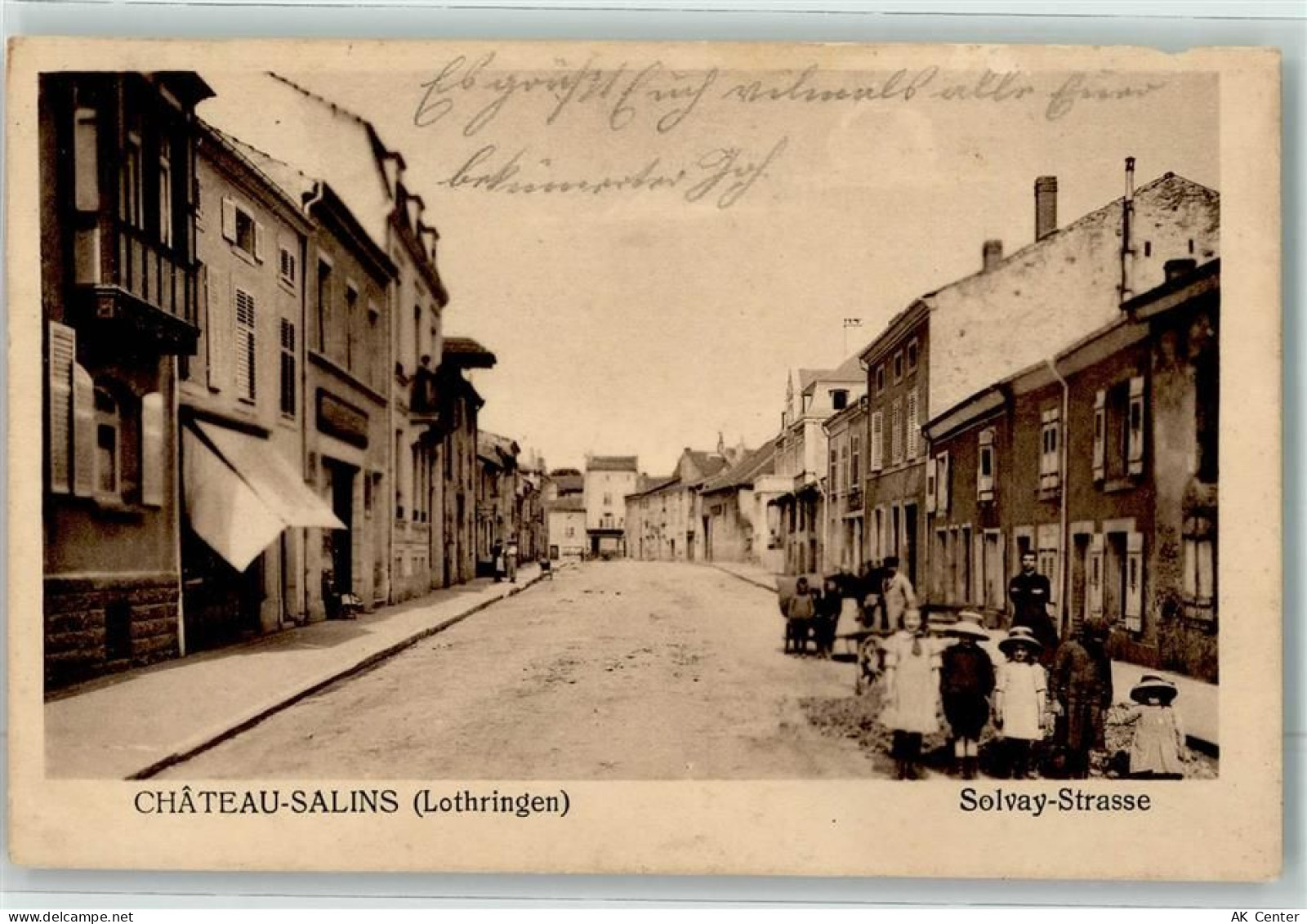 57170 Chateau-Salins 1915 Gebrauchsspuren Solvay Straße - 10651247
