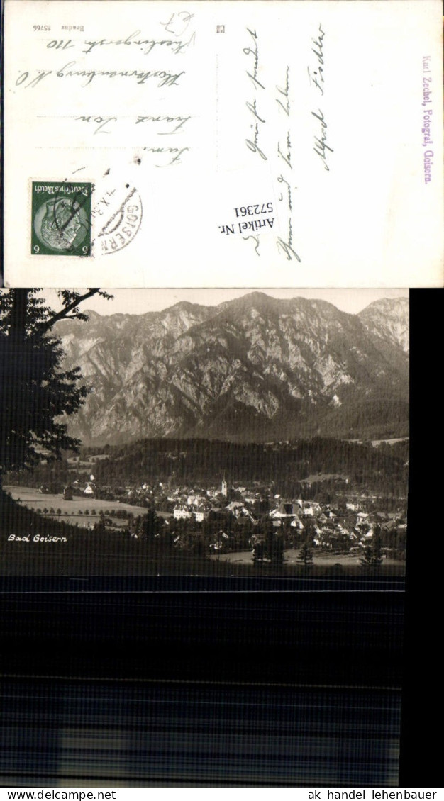 572361,Foto-AK Bad Goisern Totale pub Karl Zechel Fotograf Goisern