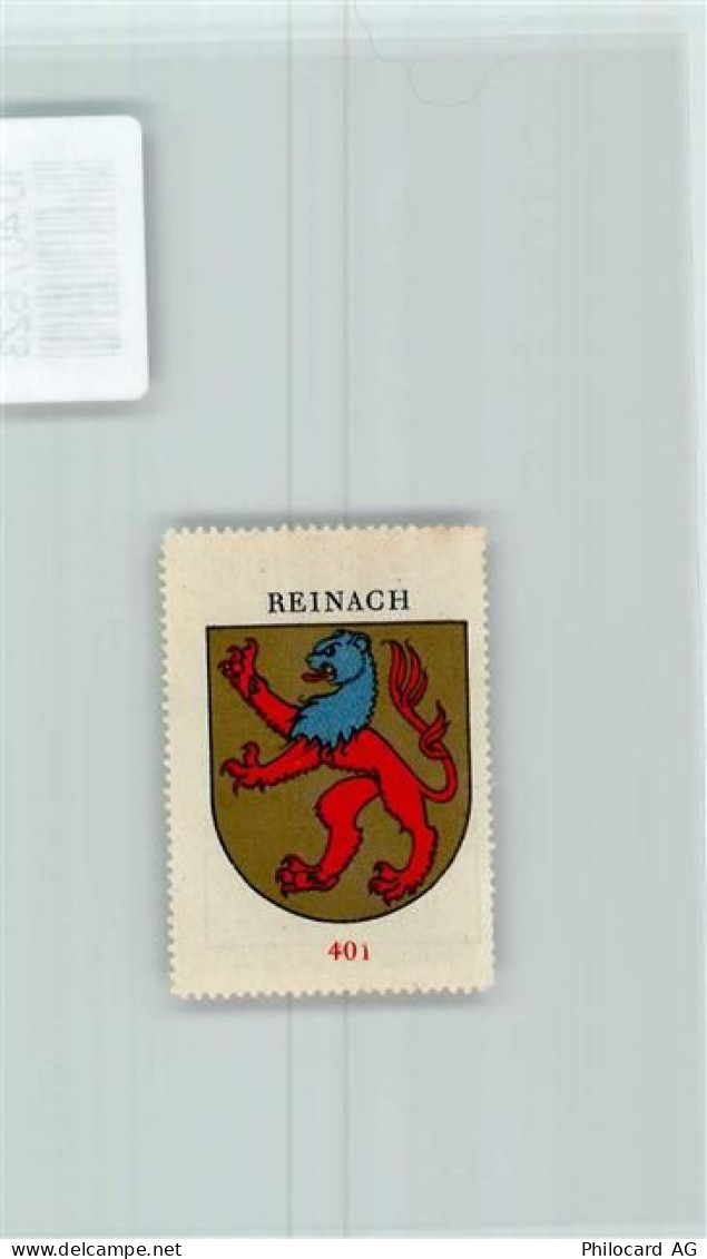 5734 Reinach AG - Vignette Wappen Kaffee Hag 1920-1940 Löwe - 10407623