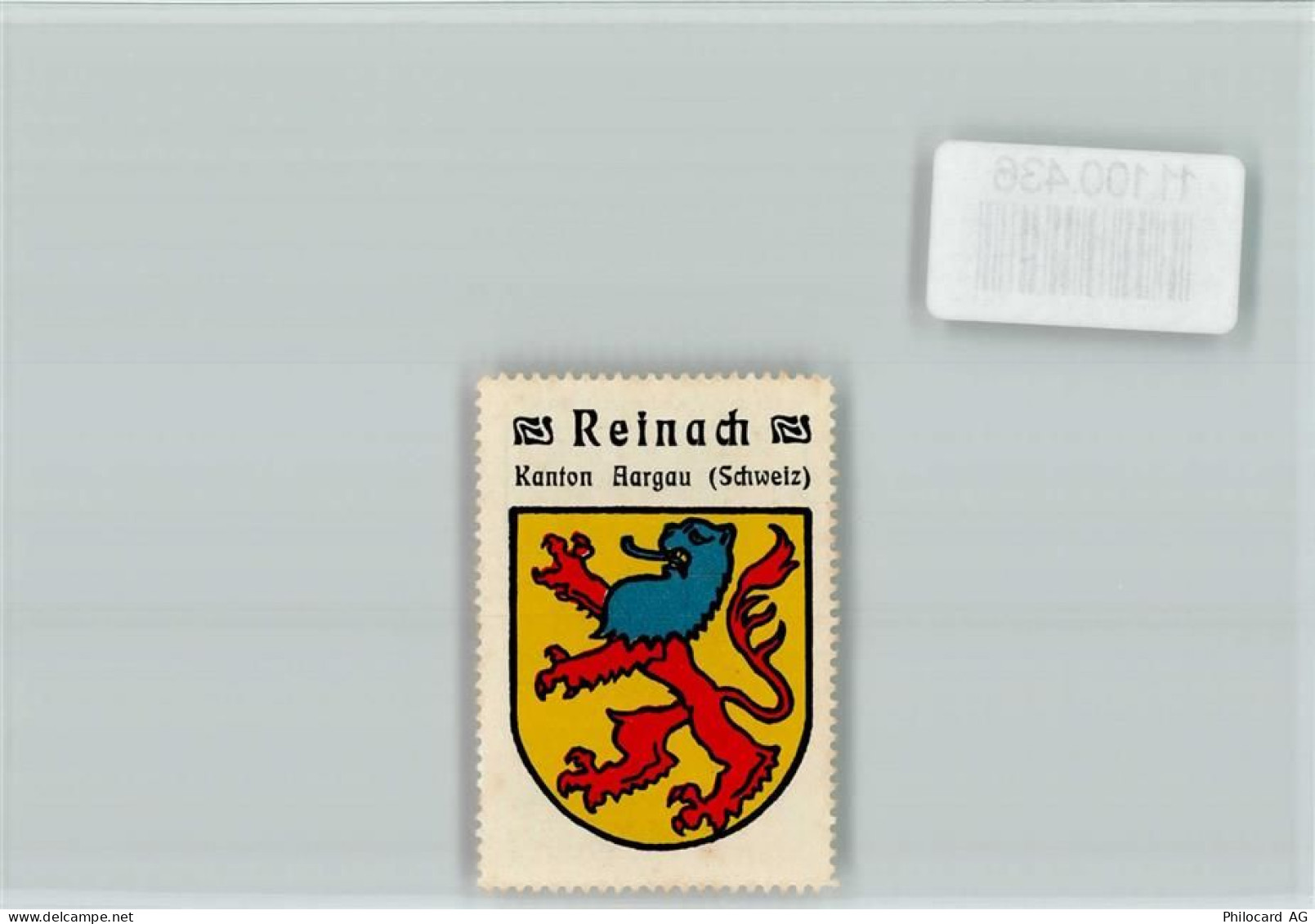 5734 Reinach AG - Vignette Wappen Kaffee Hag ca 1920-1940 - 11100436