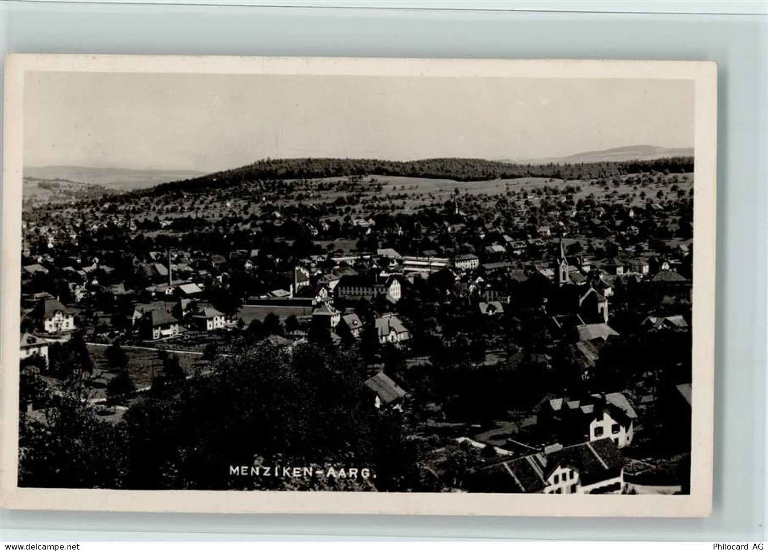 5737 Menziken 1930 - Vue generale, Erhaltung Rückseite fleckig - 13077777